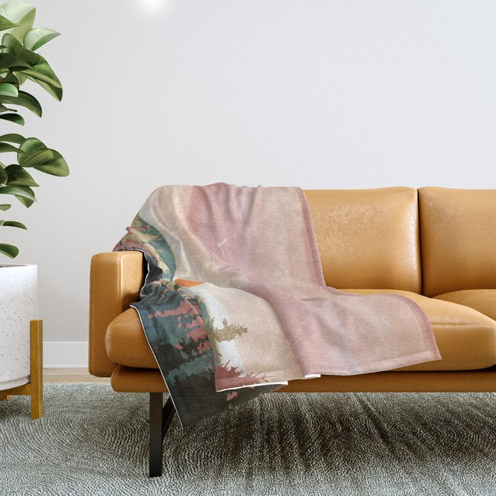 Dusk Calm Throw Blanket Gallery Image 1