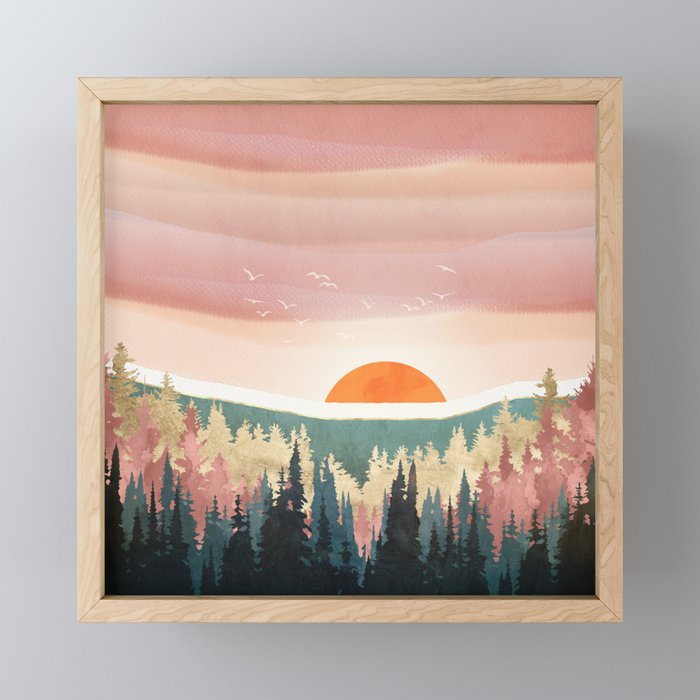 Dusk Calm Mini Art Print Gallery Image 1