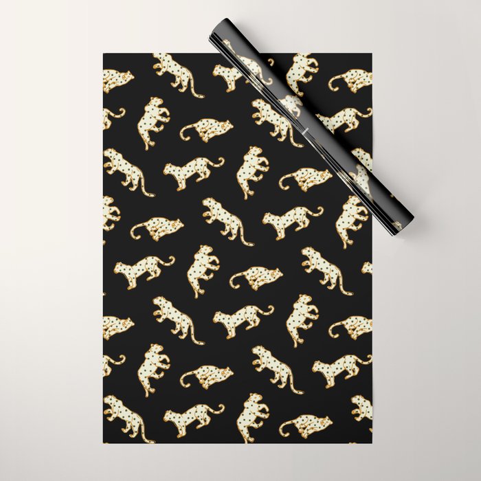 Leopard at Night Wrapping Paper Gallery Image 1