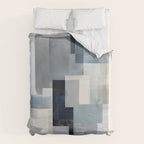 Soft Blue Forms I Duvet Cover Gallery Image 6
