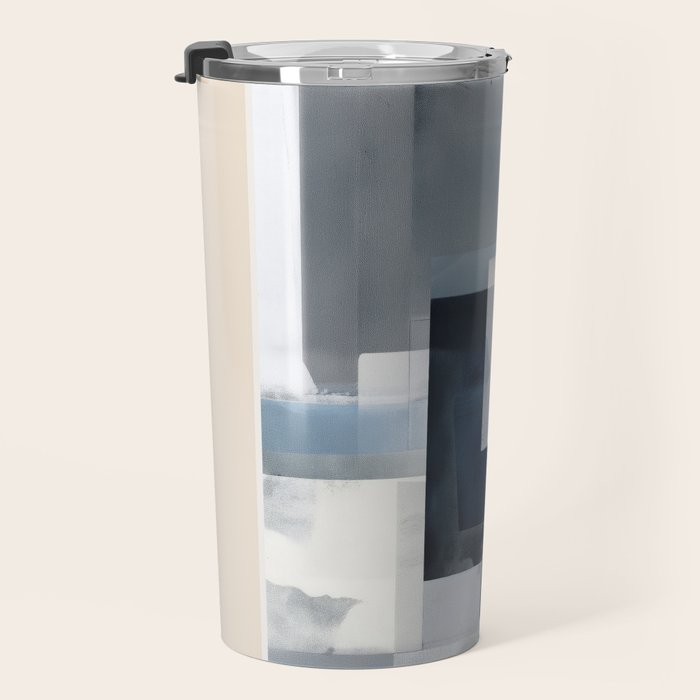 Soft Blue Forms I Travel Mug Gallery Image 3