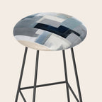 Soft Blue Forms I Stool Gallery Image 2