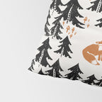 Black Forest fox and hare Pillow Sham Gallery Image 4