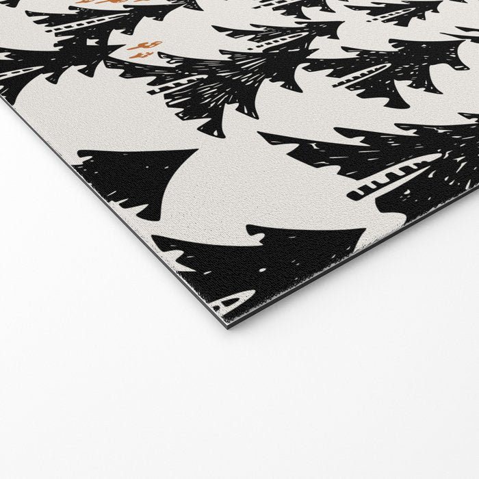 Black Forest fox and hare Welcome Mat Gallery Image 2