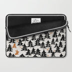 Black Forest fox and hare Laptop Sleeve Gallery Image 2
