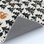 Black Forest fox and hare Rug Gallery Image 4