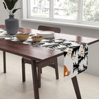 Black Forest fox and hare Table Runner Gallery Image 2