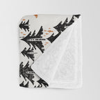 Black Forest fox and hare Throw Blanket Gallery Image 3