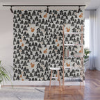Black Forest fox and hare Wall Mural Gallery Image 1