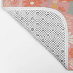 Wild Woodland Floral Mushrooms Bath Mat Gallery Image 2