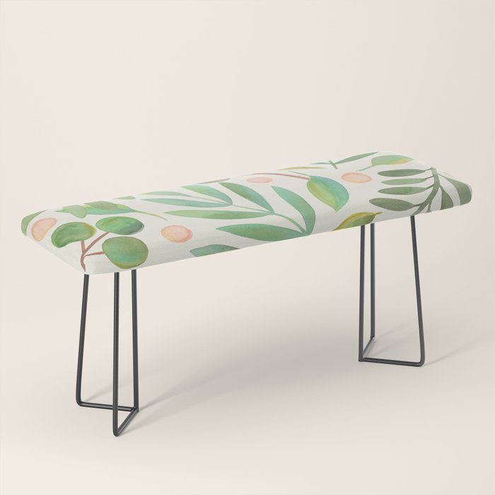 Watercolor Leaves I Bench Gallery Image 1