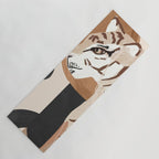 Abstract Art Tiger Yoga Mat Gallery Image 1