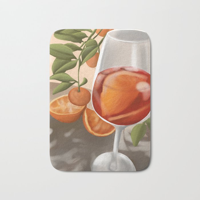 Tangerine Dream Bath Mat Gallery Image 1