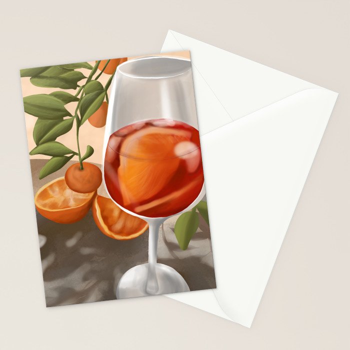 Tangerine Dream Stationery Card Gallery Image 2
