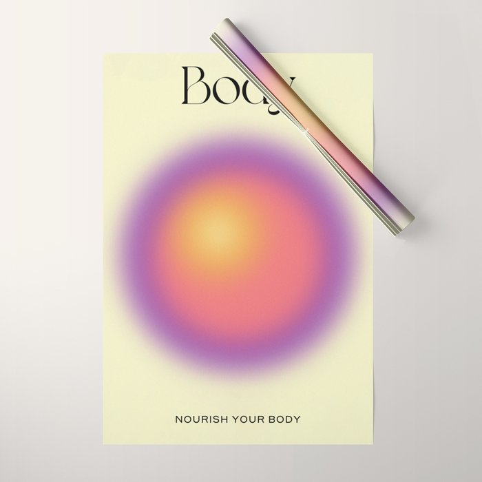 Body: Aura Gradient 02 Wrapping Paper Gallery Image 1