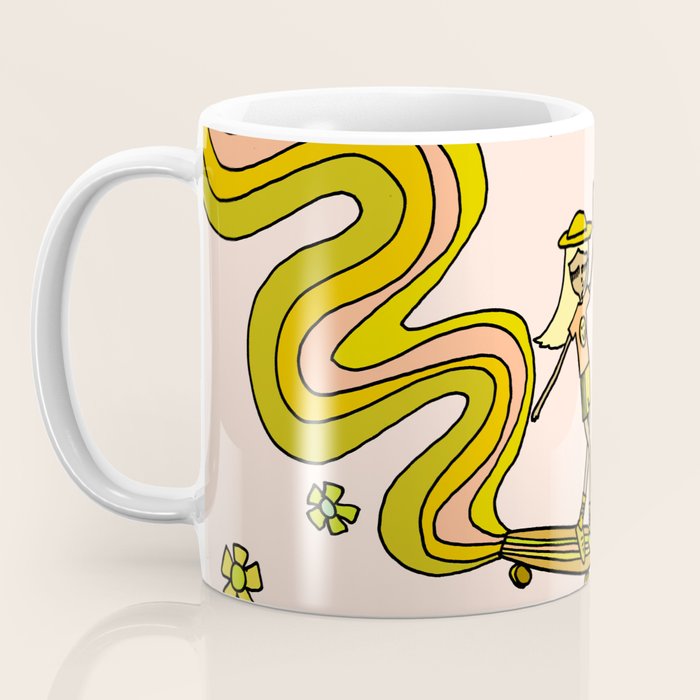 girl gang // dogtown and z girls // skateboard girl power by surfy birdy Coffee Mug Gallery Image 3