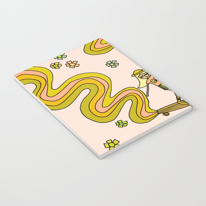 girl gang // dogtown and z girls // skateboard girl power by surfy birdy Notebook Gallery Image 3