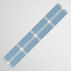 Woven Cross Check Seaside Blue x Cream x Lavender Table Runner Gallery Image 3