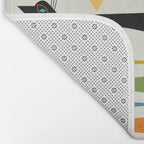 Mid-Century Modern Art Cat 2 Bath Mat Gallery Image 2