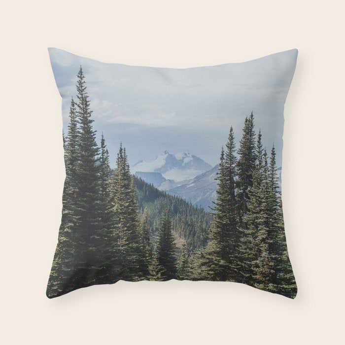 Garibaldi Provincial Park II Throw Pillow Gallery Image 1