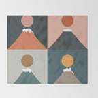 Meow Fuji 2x2 Throw Blanket Gallery Image 2