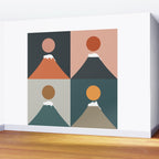 Meow Fuji 2x2 Wall Mural Gallery Image 2