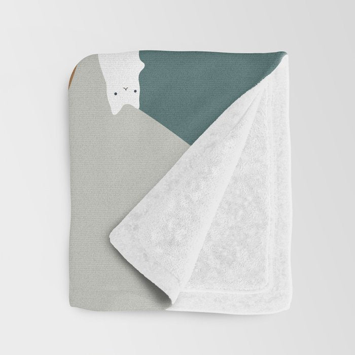 Meow Fuji 2x2 Throw Blanket Gallery Image 3