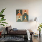 Meow Fuji 2x2 Wood Wall Art Gallery Image 2