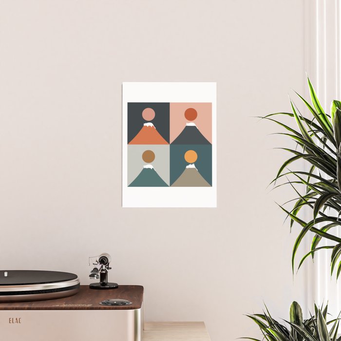 Meow Fuji 2x2 Poster Gallery Image 2