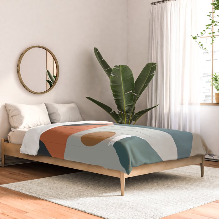 Meow Fuji 2x2 Comforter Gallery Image 2