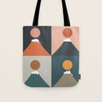 Meow Fuji 2x2 Tote Bag Gallery Image 1