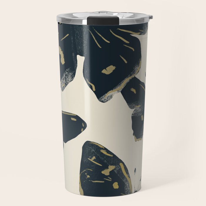 Black Butterflies 2 Travel Mug Gallery Image 1