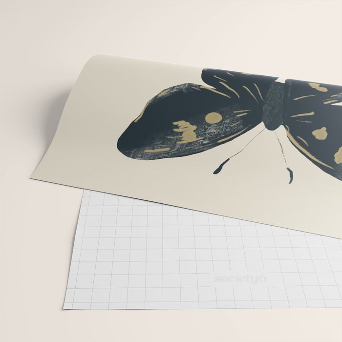 Black Butterflies 2 Wrapping Paper Gallery Image 2