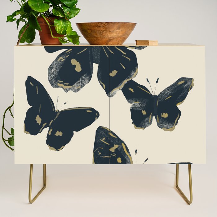 Black Butterflies 2 Credenza Gallery Image 1