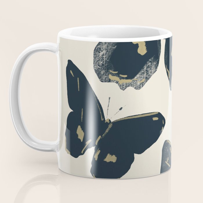 Black Butterflies 2 Coffee Mug Gallery Image 3
