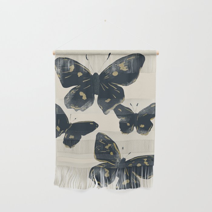 Black Butterflies 2 Wall Hanging Gallery Image 1