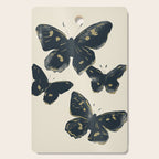 Black Butterflies 2 Cutting Board Gallery Image 1