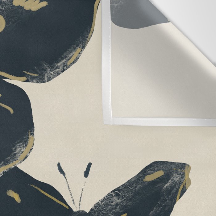 Black Butterflies 2 Wall Tapestry Gallery Image 3