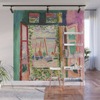 Henri Matisse's Open Window, Collioure 1905 French Riviera portrait nautical painting masterpiece Wall Mural Gallery Image 1