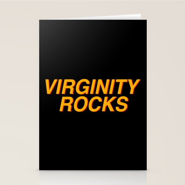 Virginity Rocks Stationery Card Gallery Image 2