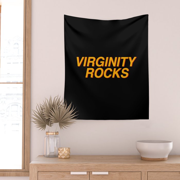 Virginity Rocks Wall Tapestry Gallery Image 2