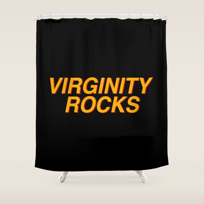 Virginity Rocks Shower Curtain Gallery Image 1