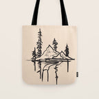 Abstract Landscape II Tote Bag Gallery Image 1