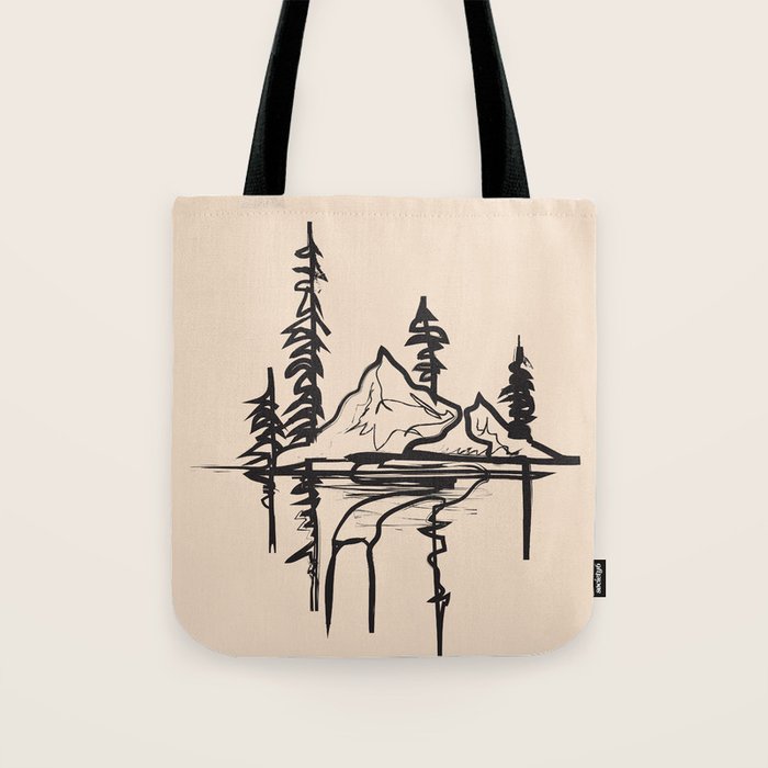 Abstract Landscape II Tote Bag Gallery Image 1