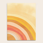 Whimsy Boho Rainbow Ombre Orange Yellow Notebook Gallery Image 4