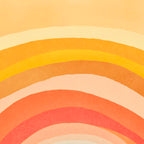 Whimsy Boho Rainbow Ombre Orange Yellow Coffee Mug Gallery Image 2