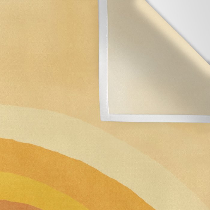 Whimsy Boho Rainbow Ombre Orange Yellow Wall Tapestry Gallery Image 3
