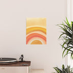 Whimsy Boho Rainbow Ombre Orange Yellow Poster Gallery Image 2