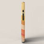 Whimsy Boho Rainbow Ombre Orange Yellow iPhone Case Gallery Image 2