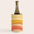 Whimsy Boho Rainbow Ombre Orange Yellow Wine Chiller Gallery Image 1